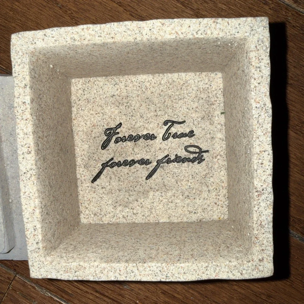 Keepsake Friendship Keepsake Box, Forever True, Forever Friends, Holds Jewelr